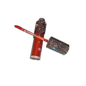 Glamorous Red Glitter Lip Gloss